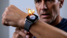 Smartwatch a punto de explotar