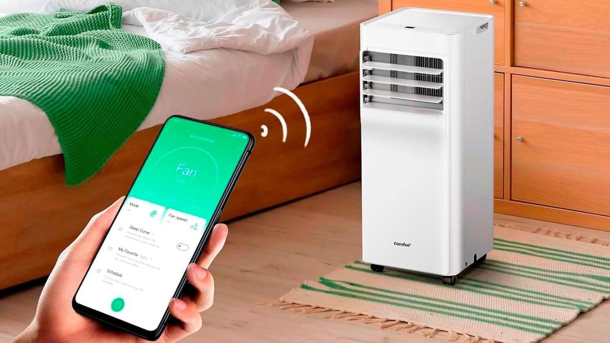 este aire acondicionado no necesita instalación y lo puedes poner tú mismo
