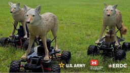 Así son los ciberdepredadores del Ejército de Estados Unidos: coyotes robot patrullan las pistas de aterrizaje