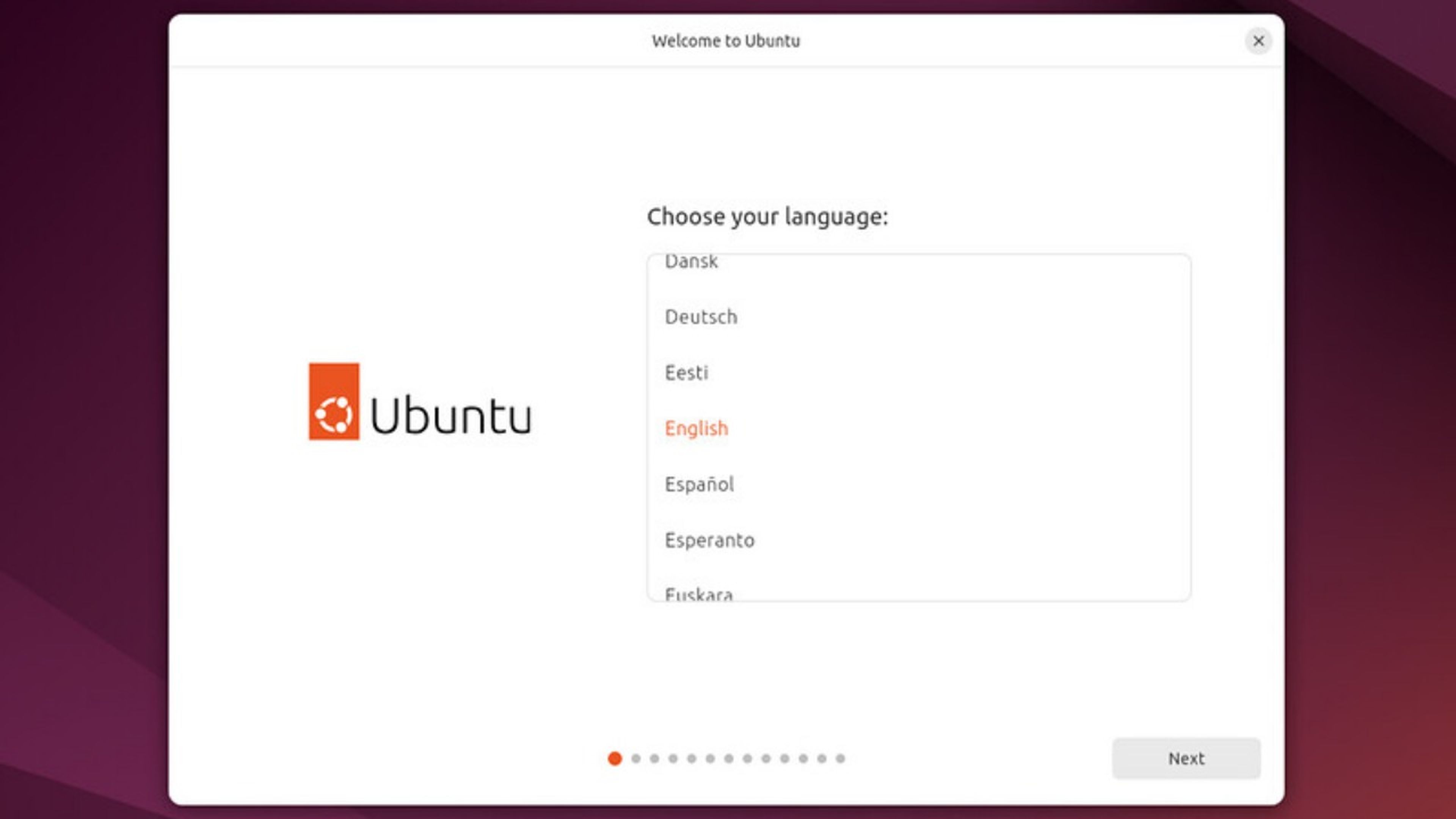 Instalador de Ubuntu