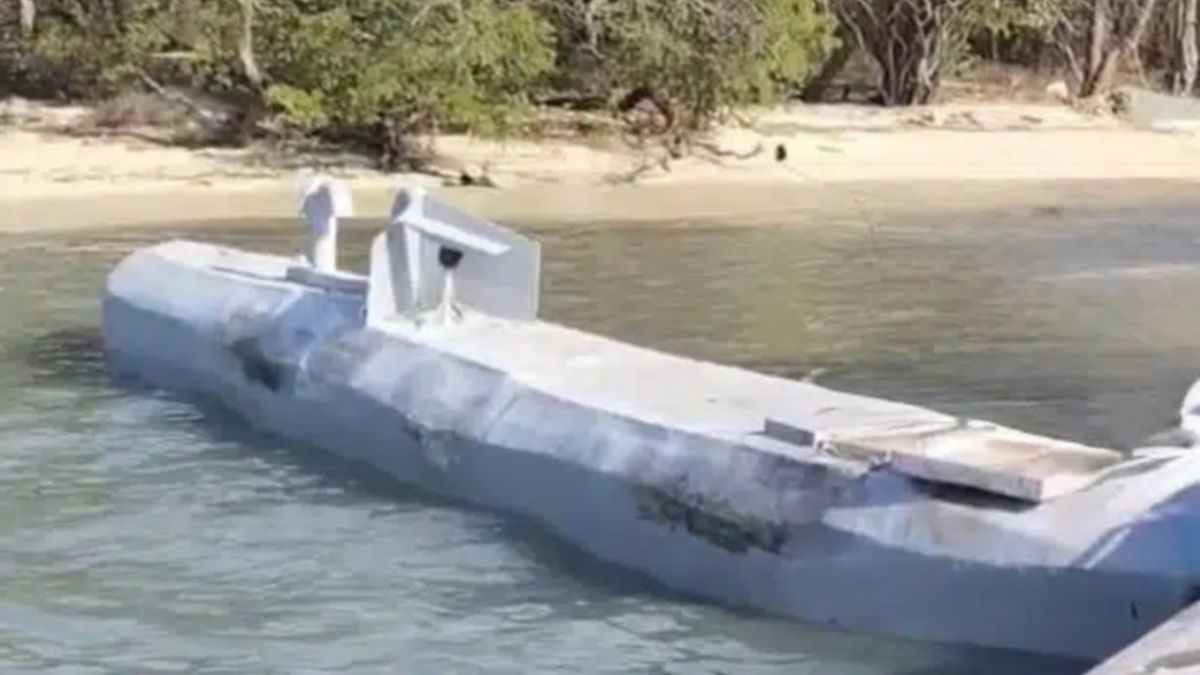 Interceptan el primer narcosubmarino autónomo que usa los satélites Starlink para orientarse