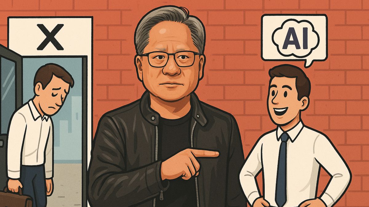 Jensen Huang, CEO de Nvidia, deja claro quienes serán los primeros en quedarse en la calle por la IA: “Tu trabajo corre peligro”