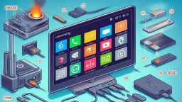 Una tablet convertida en un Smart TV