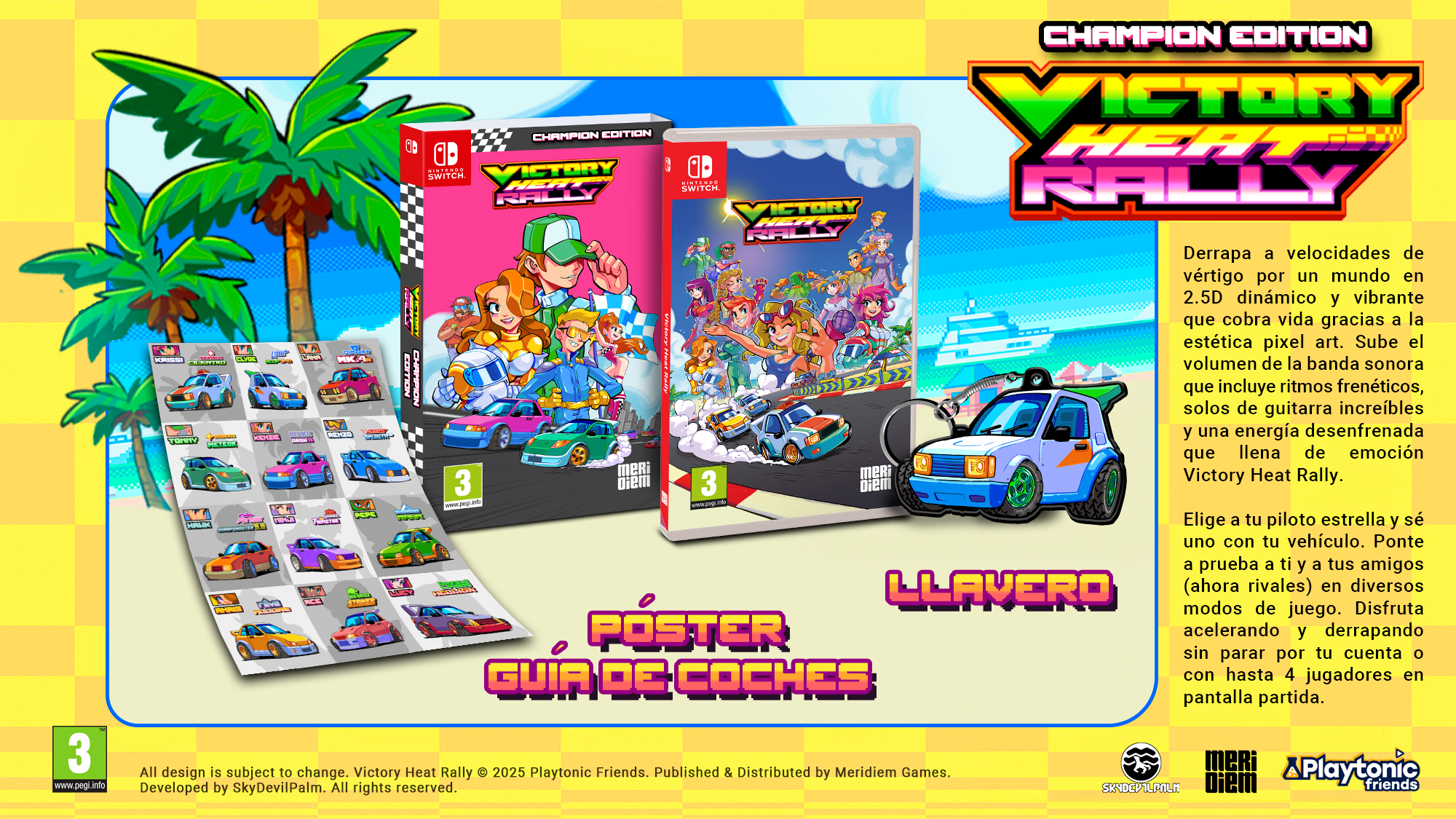 Victory Heat Rally ya disponible en formato físico para Nintendo Switch
